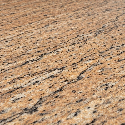 Close-up of high-quality granite slab for fireplace hearth
